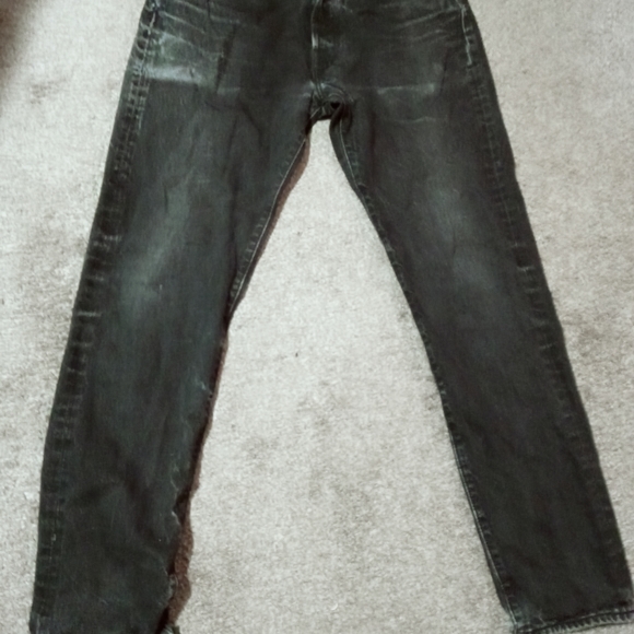 Black Levi's Button Fly  Jeans - Picture 1 of 3
